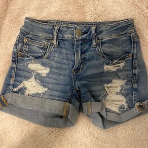 American eagle jean shorts